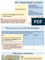 British Empire Assessment Revision