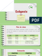 Presentación 2023 - Exégesis