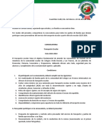 Convocatoria Transporte Escolar (4554)