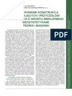 Wymiarowanie Konstrukcji Odciazajacych I Przyczolow Mostowych Z Gruntu Zbrojonego Geosyntetykami