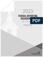 Federal Reporting Requirements: For Churches