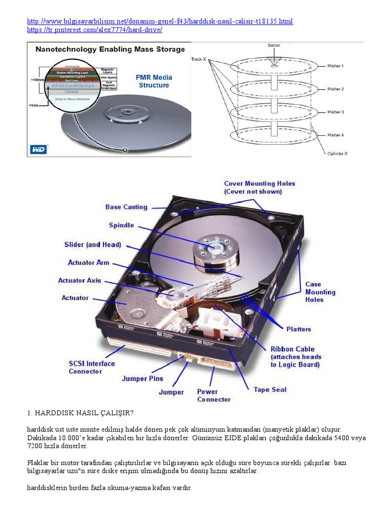 Hard Disk Yapısı | PDF