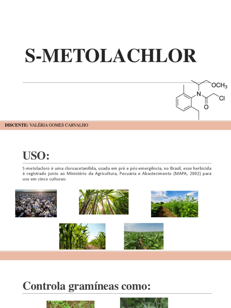 Mecanismo de Ação do S-Metolachlor | PDF | Ciências e Matemática