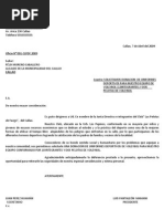 Carta de Solicitud de Apoyo