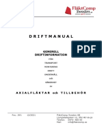 Axialflaktar Driftmanual Svenska