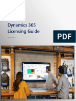 Dynamics 365 Licensing Guide - May 2023