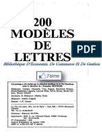 200 modeles de lettres - francoise rochoie & livres methodologie