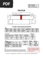 BTC Connection Data Sheet for L80 Pipe | PDF | Pipe (Fluid Conveyance ...
