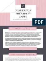 Conversion Therapy in India
