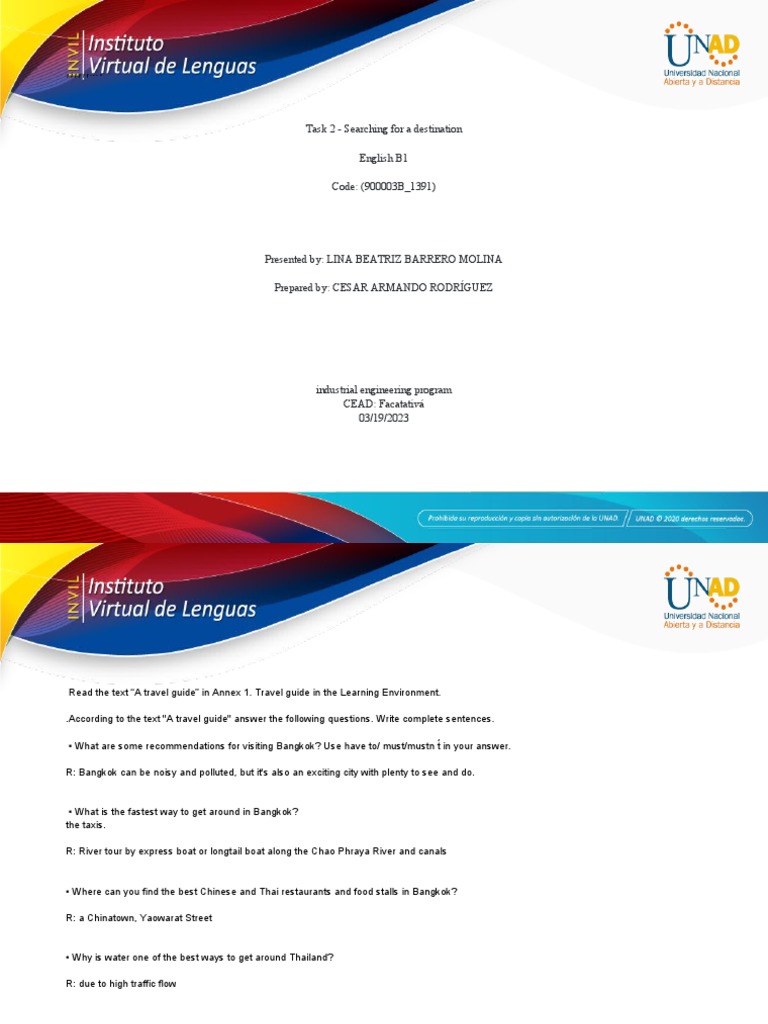 Travel Guide for English Learners | PDF | Bangkok | Thailand