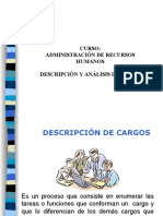 Descripcion y Analisis de Cargo