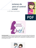 Intervenciones de Enfermería para El Control Prenatal