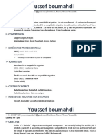 FR-EnG-CV-Youssef Boumahdi - Cherche d'Une Emploi