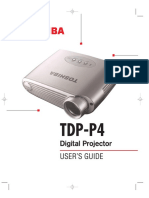 Projector Manual Toshiba