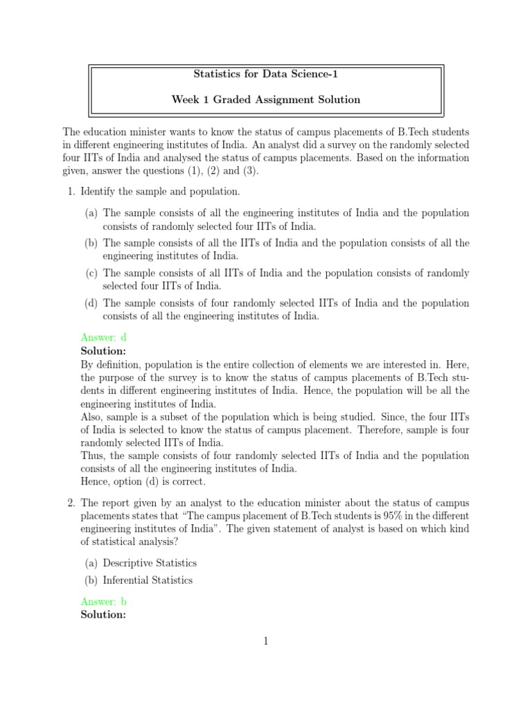 Week 1 intro to statistics data pdf level of measurement