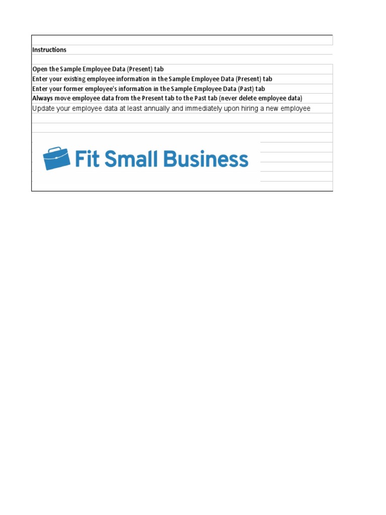 Employee Database Template | PDF