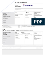 Travel Reservation January 05 For MS MAVEL TORRES MENDOZA