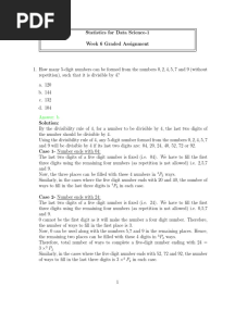 Week 6 - Permutations and Combinations