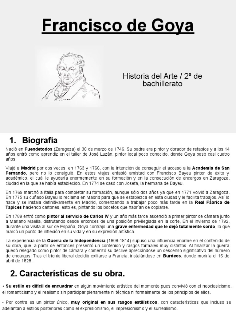 Goya | Descargar gratis PDF | Francisco Goya | Pinturas