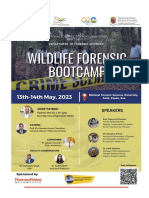 Programe Schedule-Wildlife Forensic Bootcamp.