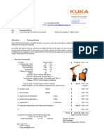 Cotizacion Presupuestal - KUKA KR16 R1610-2 - TARGET