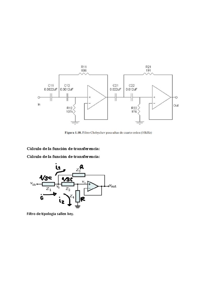 Modelado Filtro Chebychev PDF Informática Ciencias de la Computación