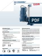 Fixed Installation Pumps: For Sewage Water