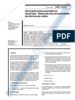 3063-1989 - Hidrocarbonetos Aromáticos Industriais - Detecção Da Corrosividade Pela Lâmina de Cobre