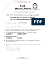 Gate Question Paper 2015