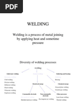 Welding: Welding Is A Process of Metal Joining by Applying Heat and Sometime Pressure