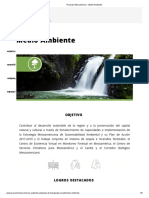 Proyecto Mesoamérica - Medio Ambiente