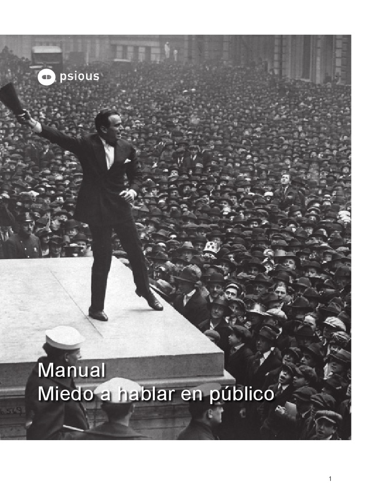 Manual Miedo A Hablar en Publico | PDF | Evaluación | Fobia
