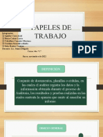 Papeles de Trabajo Gestion