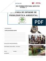 ESQUEMA DEL INFORME - BITÁCORA DE PROBLEMÁTICA Grupo 05 1
