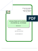 Evolution of National Statistical Systems: Cameroon