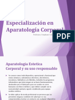 Especializacion en Aparatologia Corporal
