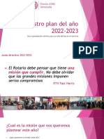 Nuestro Plan Del Año 2022-2023