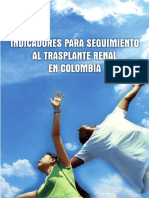 Indicadores para Seguimiento para Trasplante Renal en Colombia