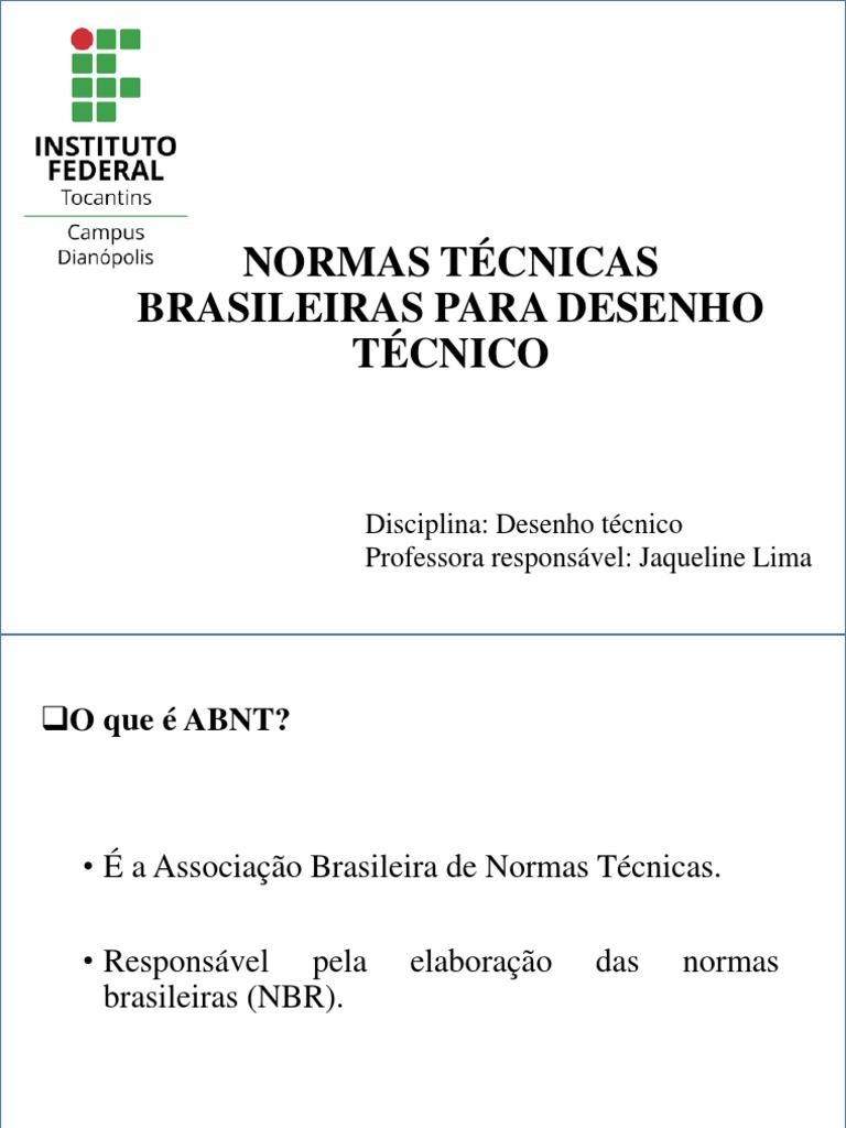 Normas ABNT para Desenho Técnico | PDF | Desenho | Desenho técnico