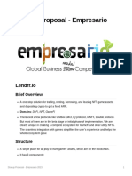 Startup Proposal - Empresario 2023 - Mohith Suresh
