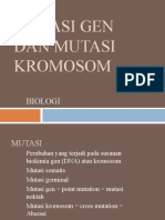 Mutasi Gen Dan Mutasi Kromosom - UAS