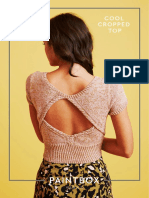 Cool Cropped Top in Paintbox Yarns