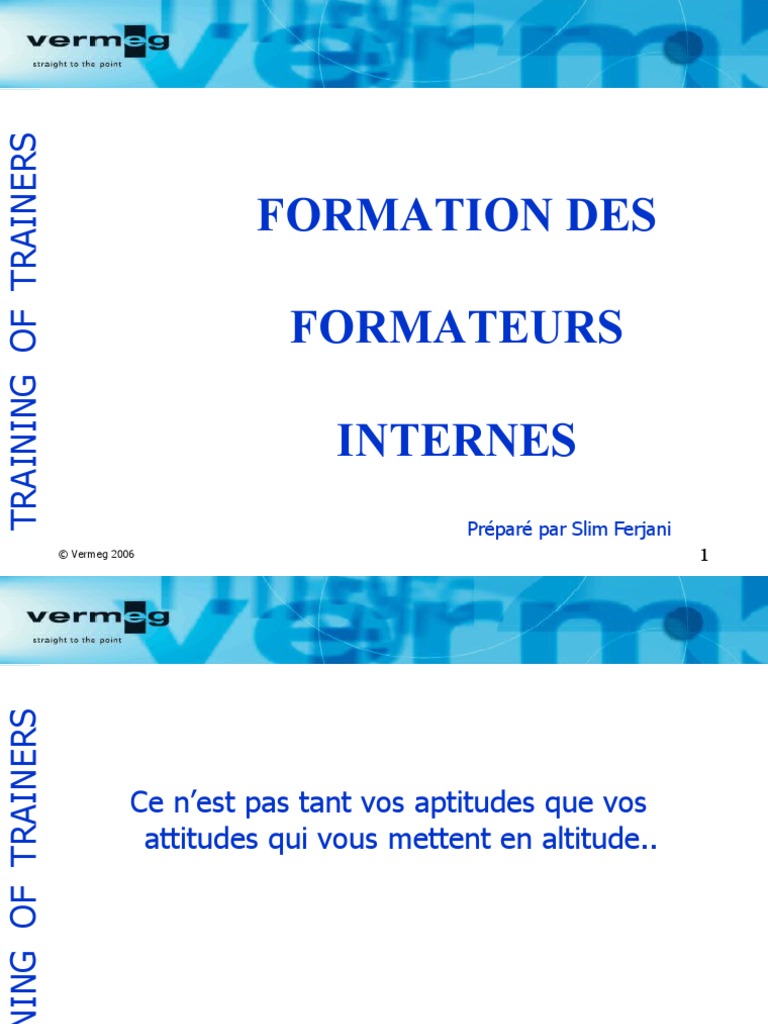 4 OK Formation Formateurs | PDF | Pédagogie