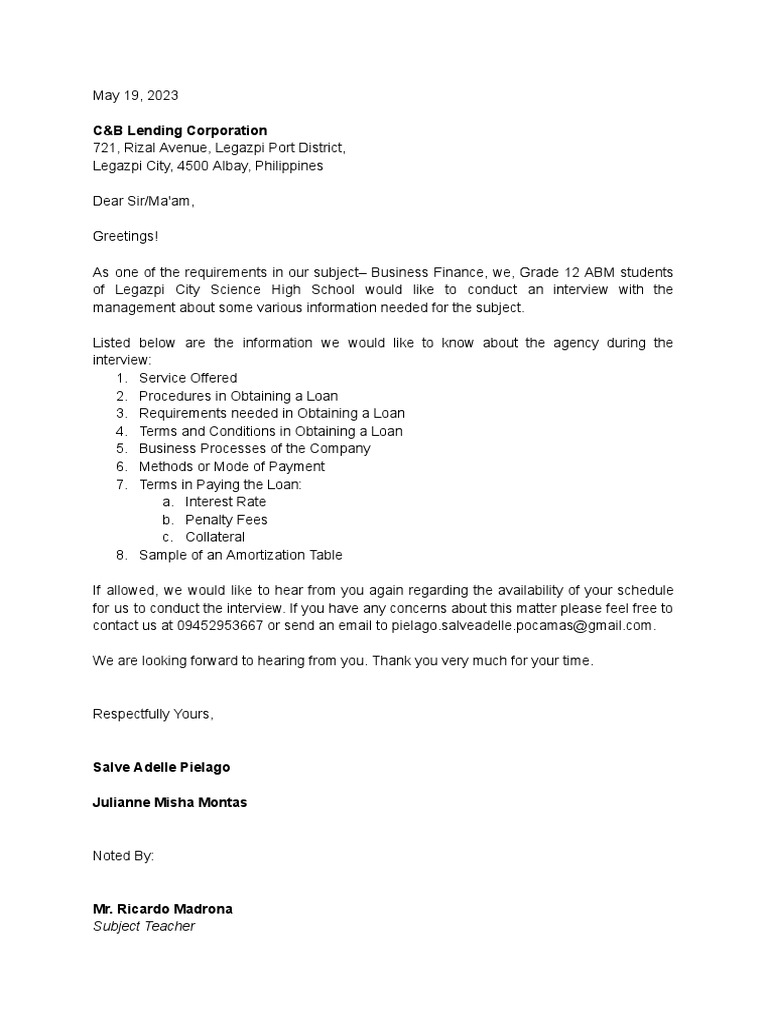 C&B Letter | PDF | Career & Growth | Business