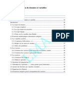 Chapitre 2 Les Types de Données Et Variables: Table Des Matières