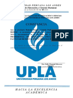 Constancia de Estudios Upla