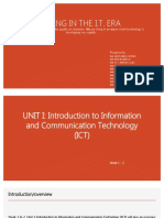 Week 1-2 ICT