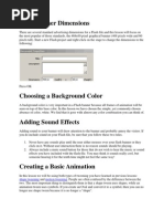 Flash Banner Dimensions