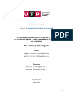 Formato Trabajo de Investigacón UTP