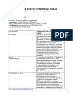 Plan Du Cours de Dip 2022-2023